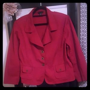 Burgundy Red Jacket
